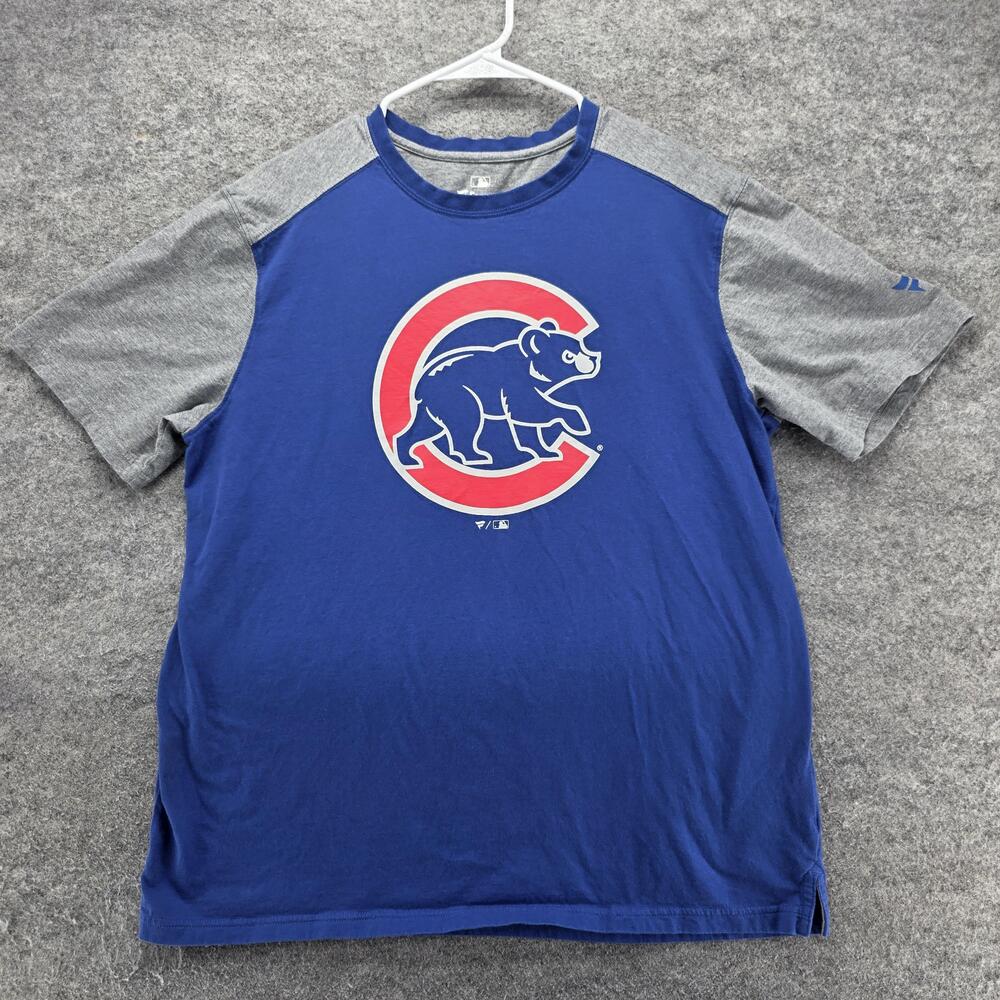Chicago Cubs Shirt Mens XL Blue MLB Baseball Fanatics Short Sleeve Tee